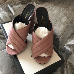 Gucci Webby crisscross sandals 36